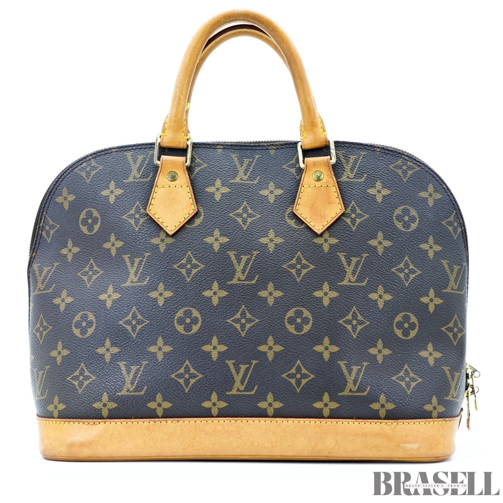 LOUIS VUITTON Alma PM M51130 Monogram Brown Top Handle Handbag Women’s