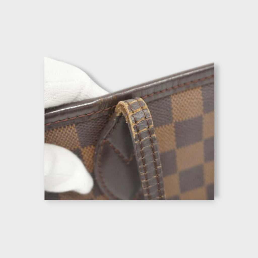 Louis Vuitton Tote Bag Damier Neverfull MM N40599 Ebene Ladies【B】