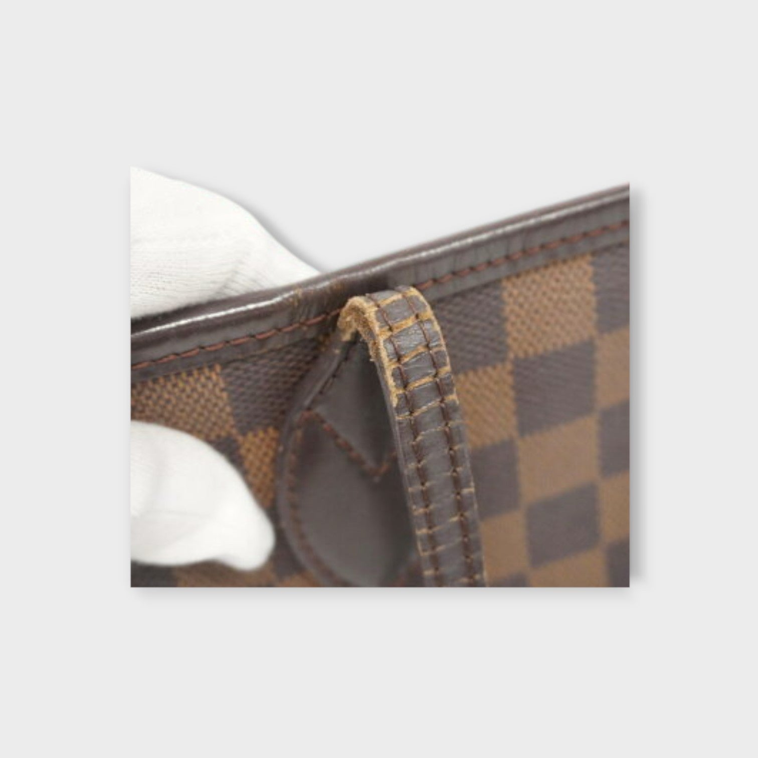 Louis Vuitton Tote Bag Damier Neverfull MM N40599 Ebene Ladies【B】