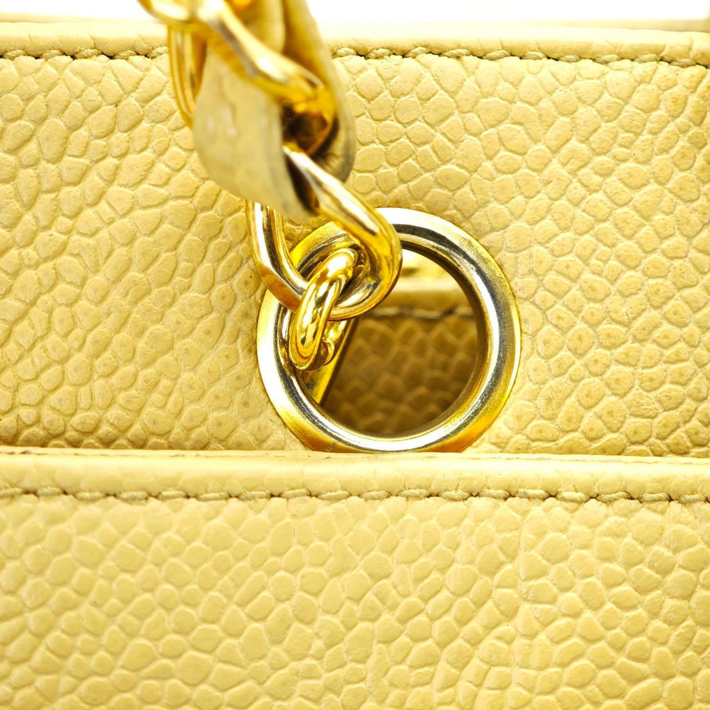 CHANEL Turnlock Chain Tote Bag Beige Women's