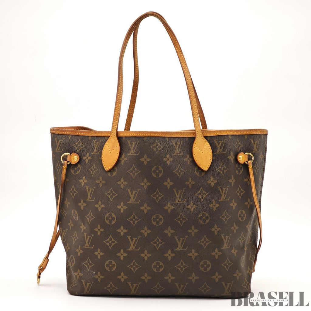LOUIS VUITTON Neverfull MM Monogram Canvas Tote Bag M40156 France Made VI0078