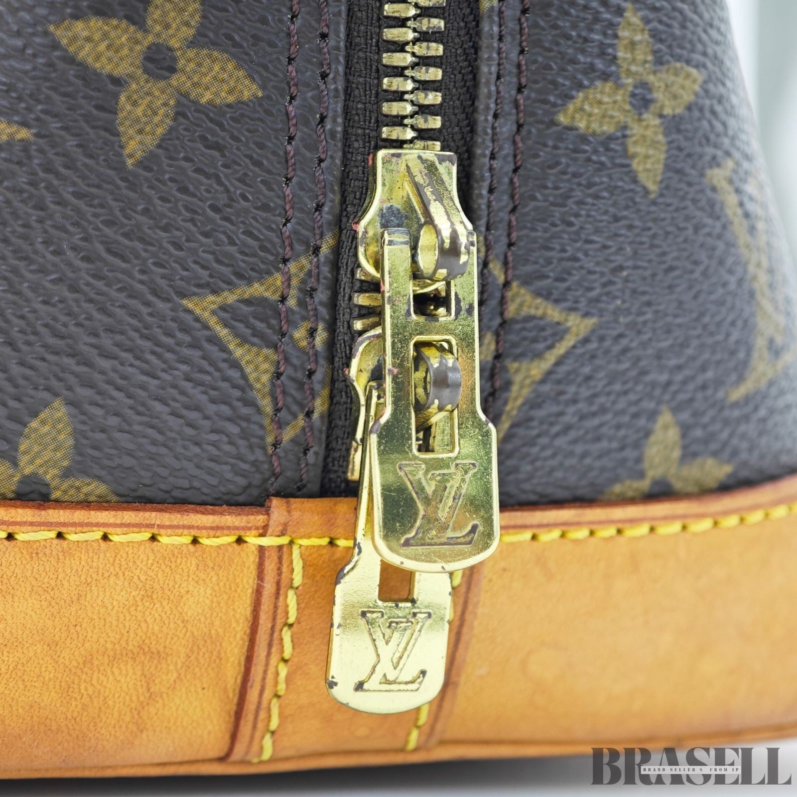 LOUIS VUITTON Alma PM M51130 Monogram Brown Top Handle Handbag Women’s