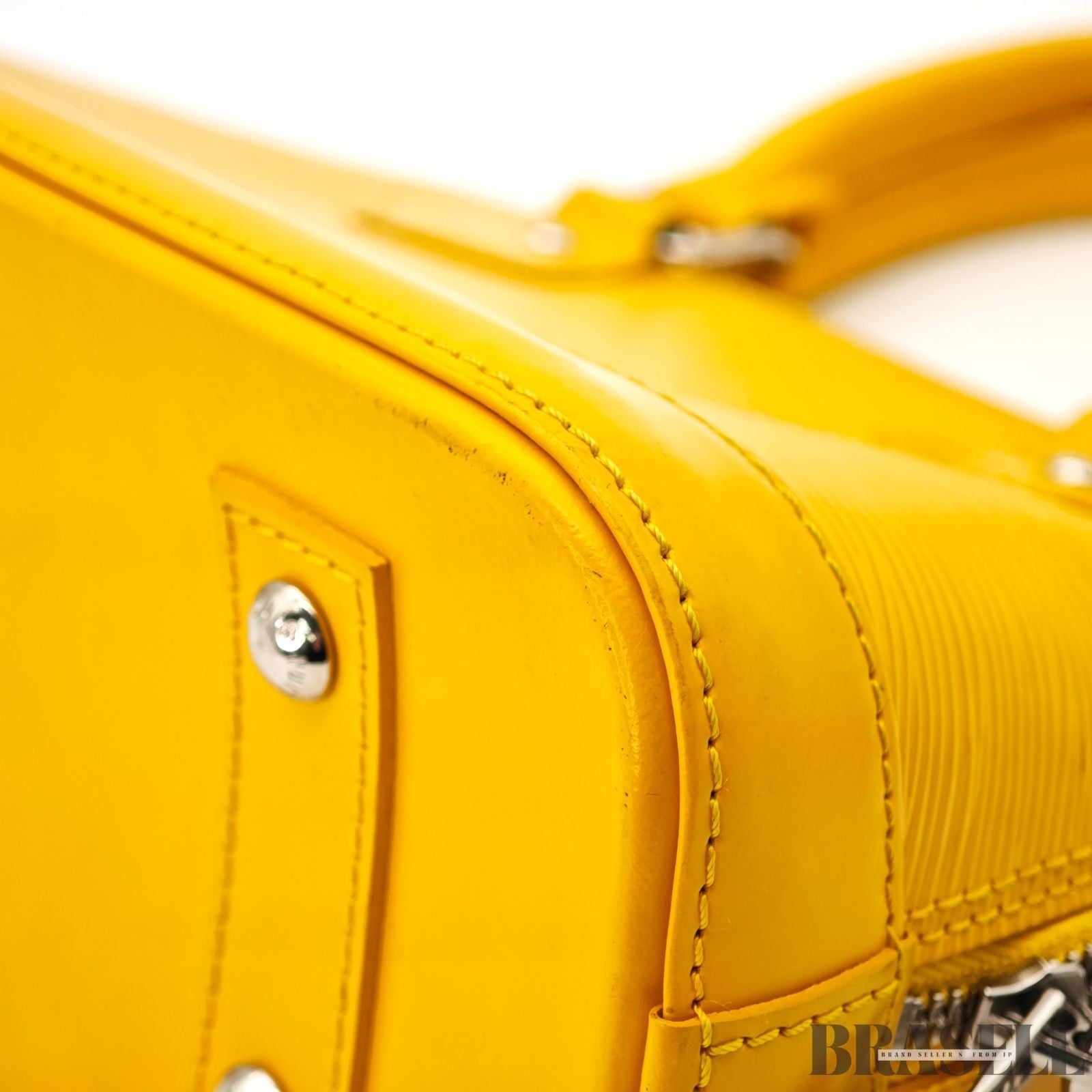LOUIS VUITTON M40866 Epi Alma BB 2Way Citron Shoulder Bag Crossbody Handbag
