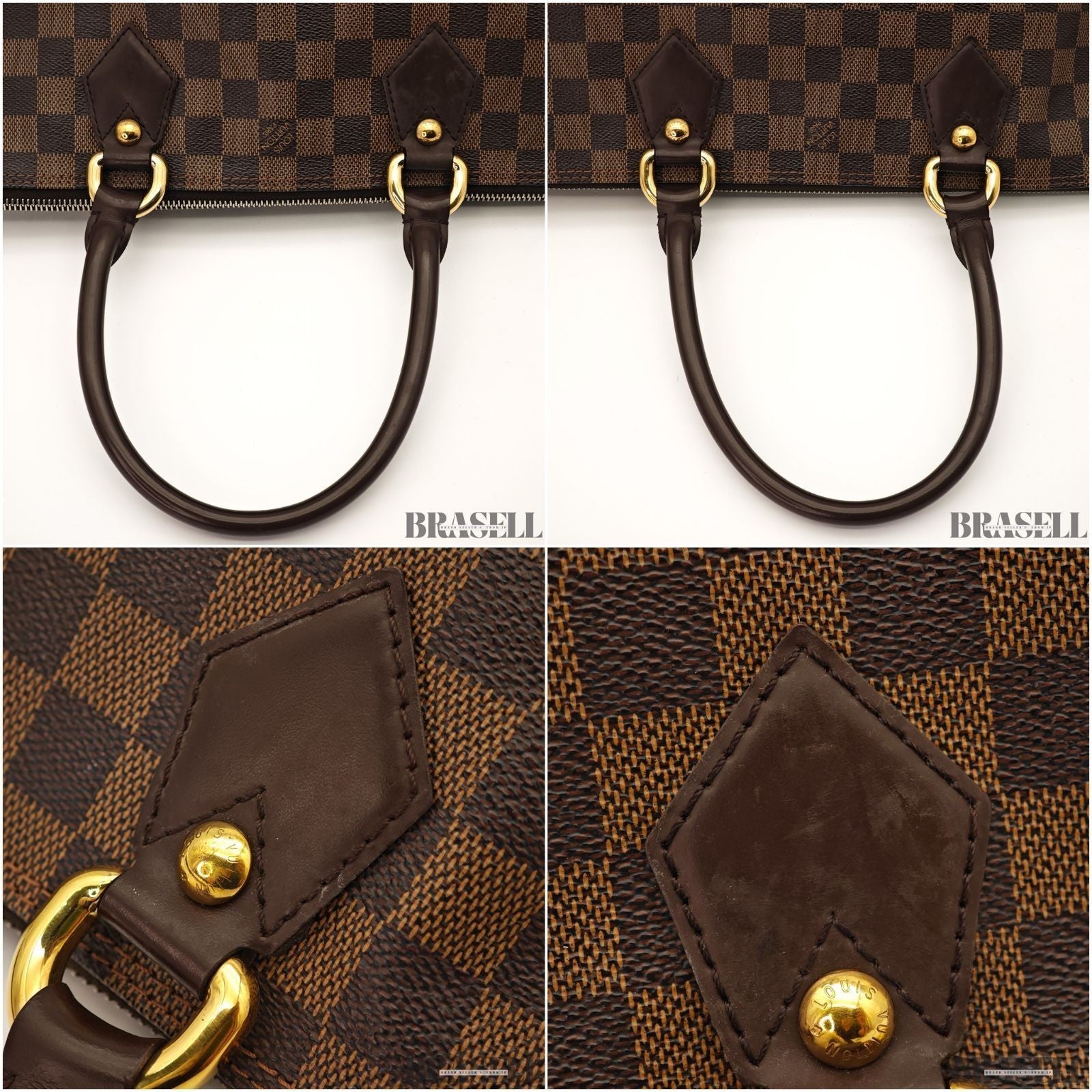 LOUIS VUITTON Saleya PM Tote Bag N51183 Brown Damier Canvas Unisex