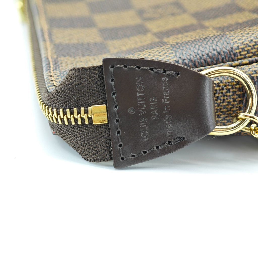 Louis Vuitton Damier Mini Pochette Accessoires Bag Brown Women’s N58009