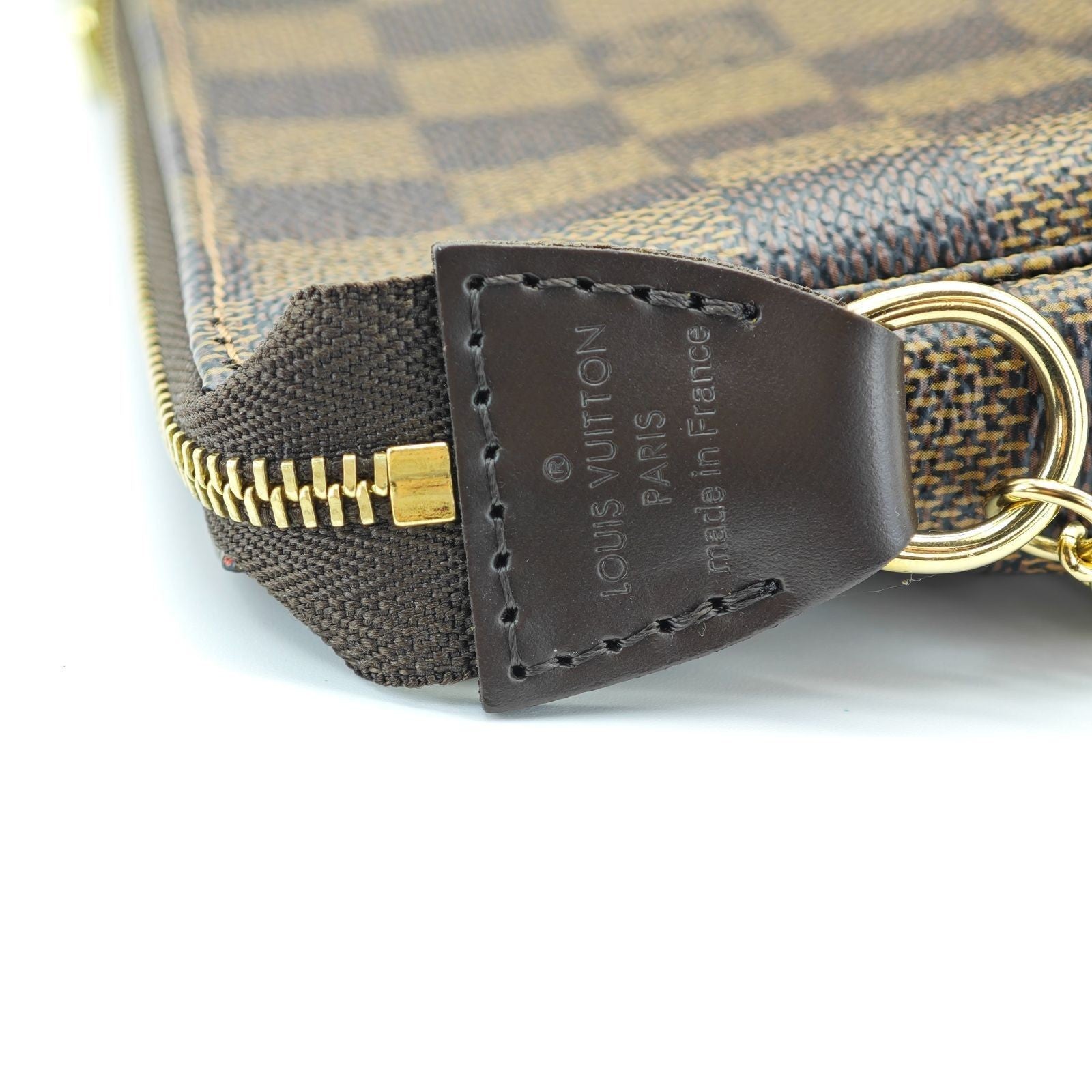 Louis Vuitton Damier Mini Pochette Accessoires Bag Brown Women’s N58009