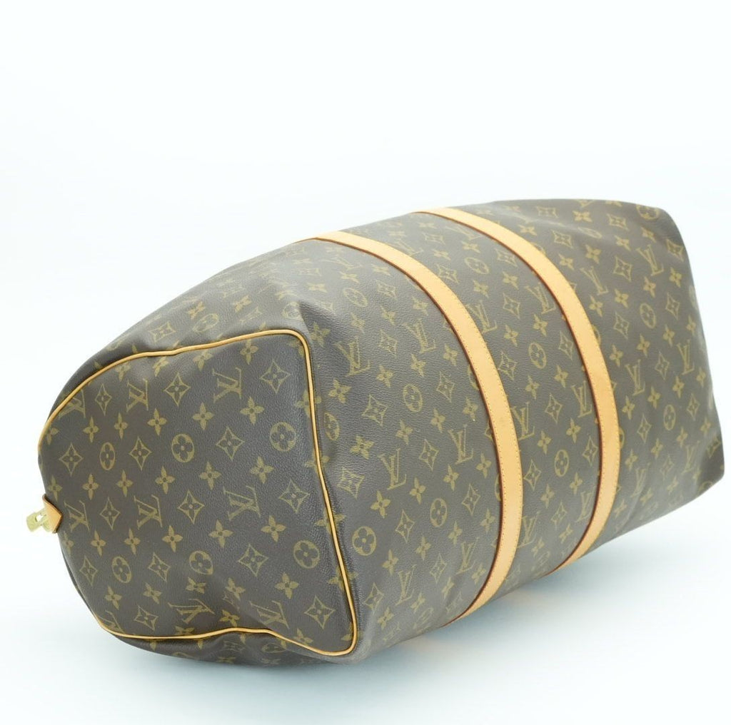 LOUIS VUITTON Keepall 50 M41426 Boston Bag Travel Bag Brown Large Capacity