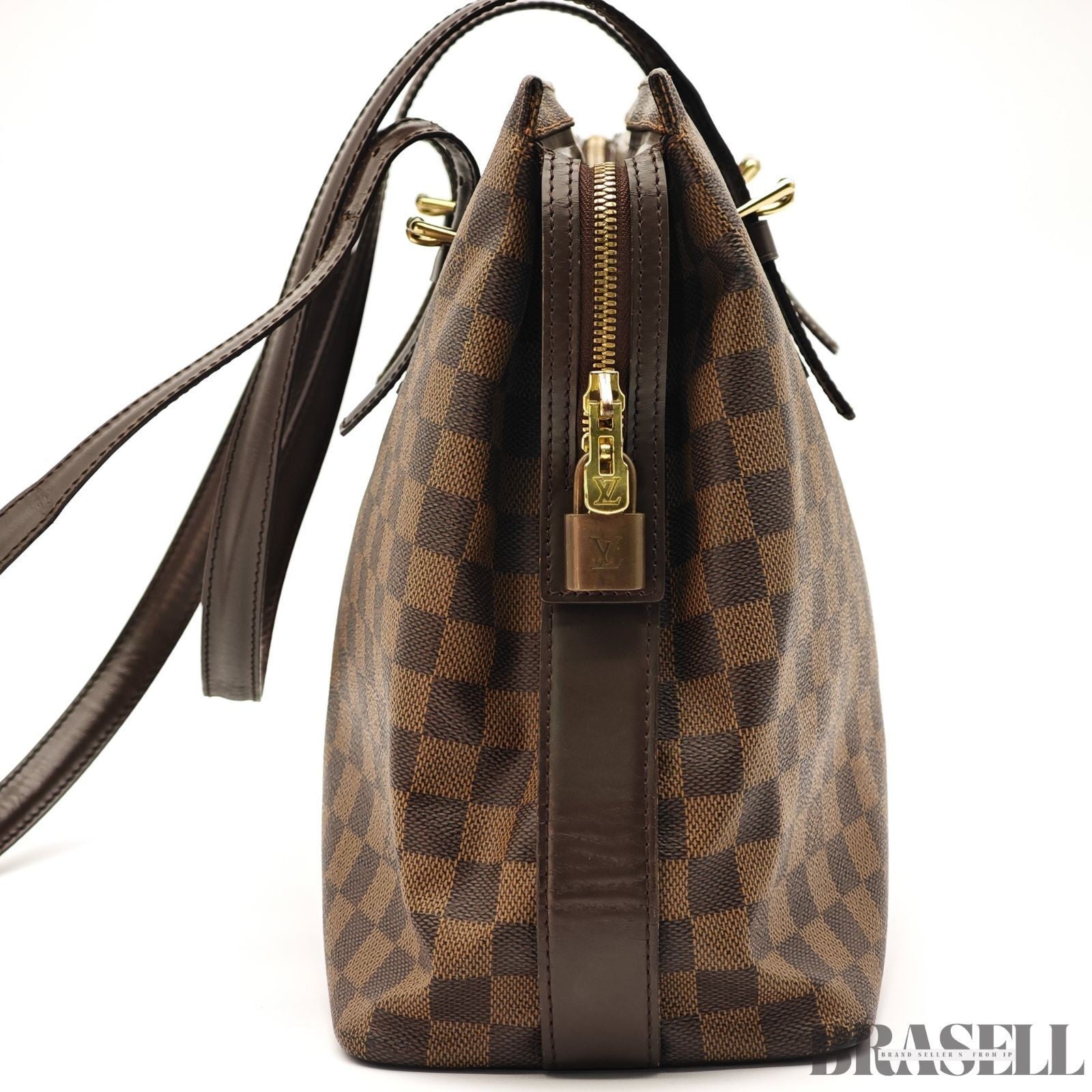 Louis Vuitton Chelsea N51119 Damier Brown Shoulder Bag Tote Bag Large Woman