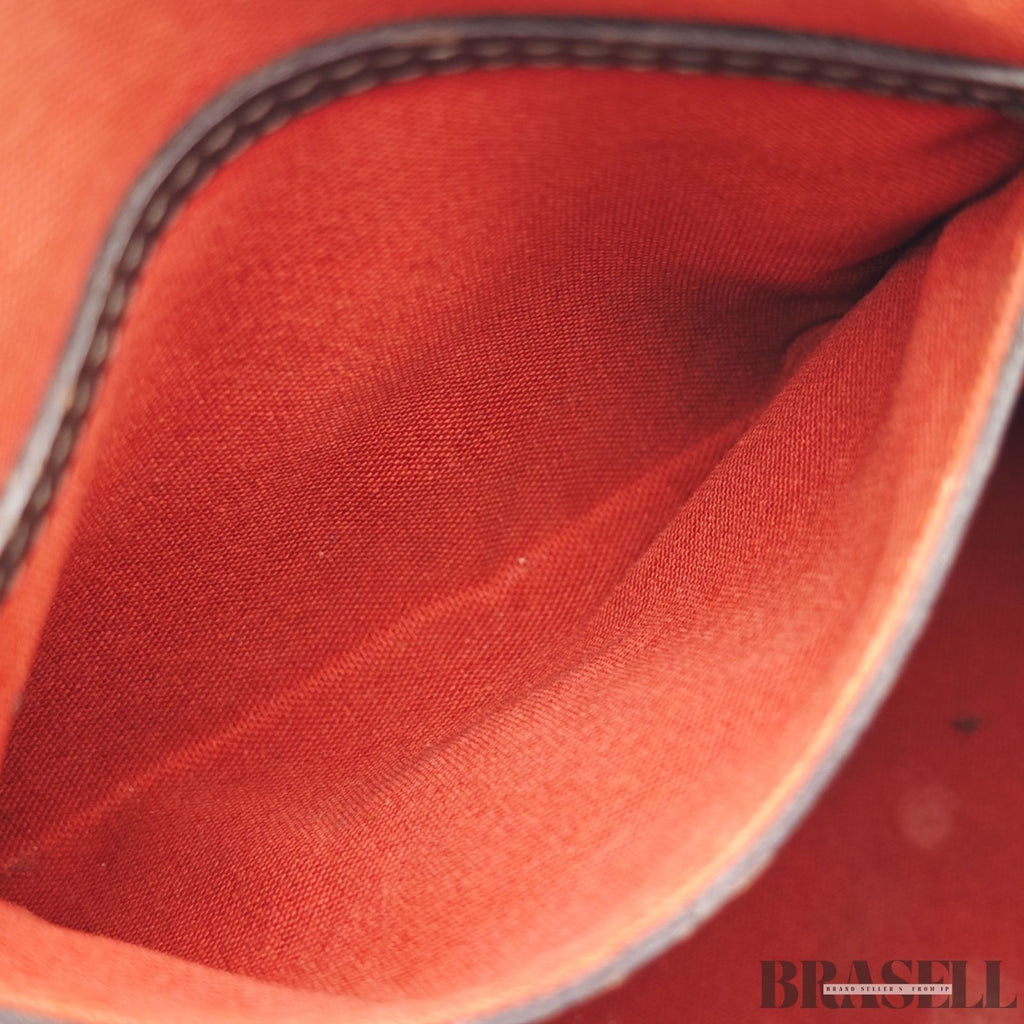 Louis Vuitton Hand Bag N51131 Alma Ebene Damier Canvas Brown FL1014