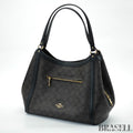 COACH Signature Christy C6232 Handbag Brown Women's