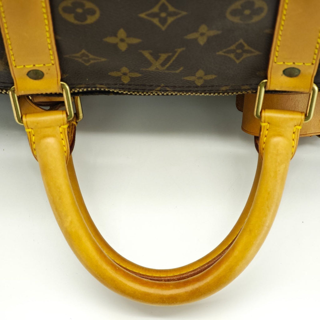 LOUIS VUITTON Keepall 55 M41424 Monogram Travel Boston Bag Brown Unisex