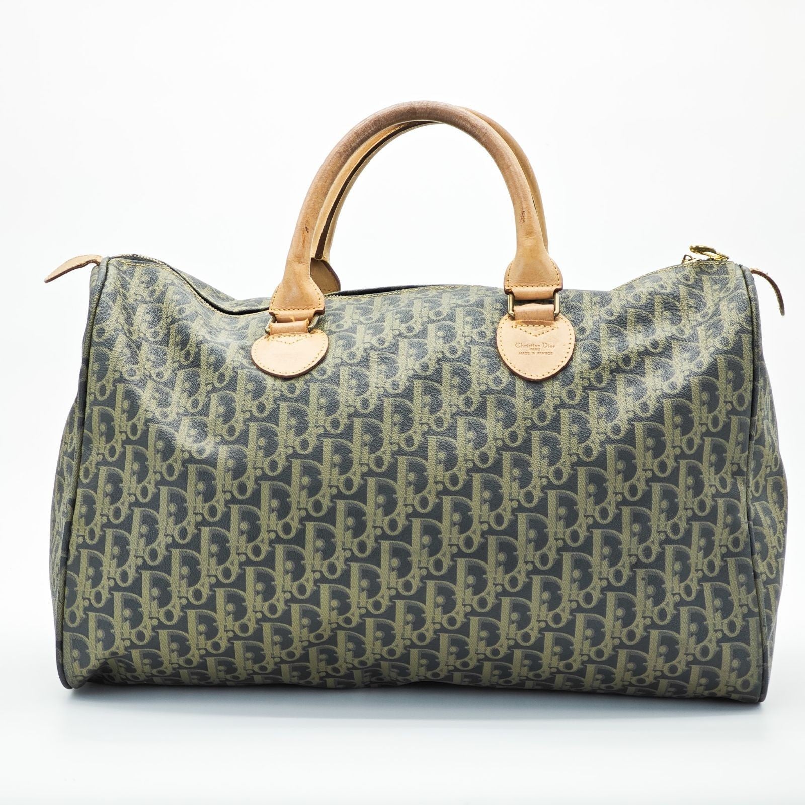 Dior Trotter Boston Bag Canvas Khaki Color Women’s Bag