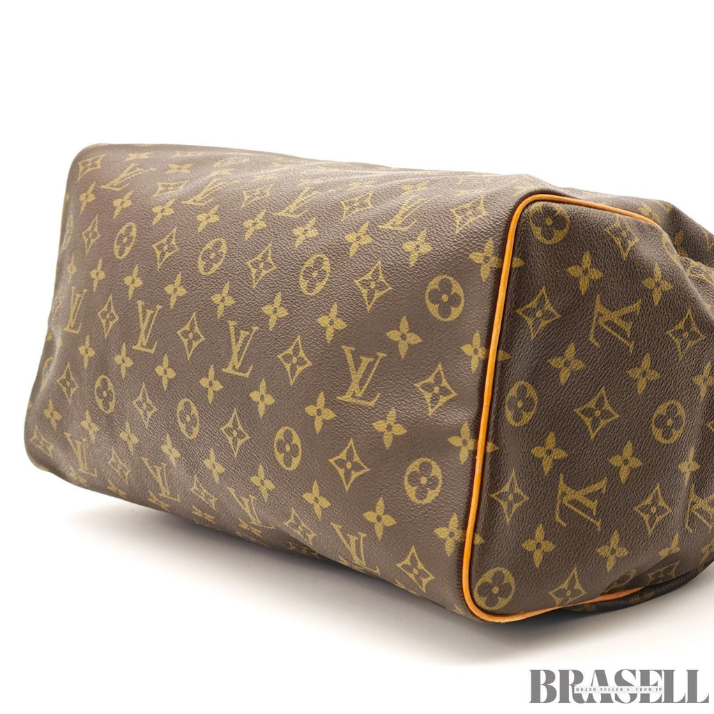 LOUIS VUITTON Speedy 35 M41524 Handbag Brown Monogram Canvas Mini Boston Bag