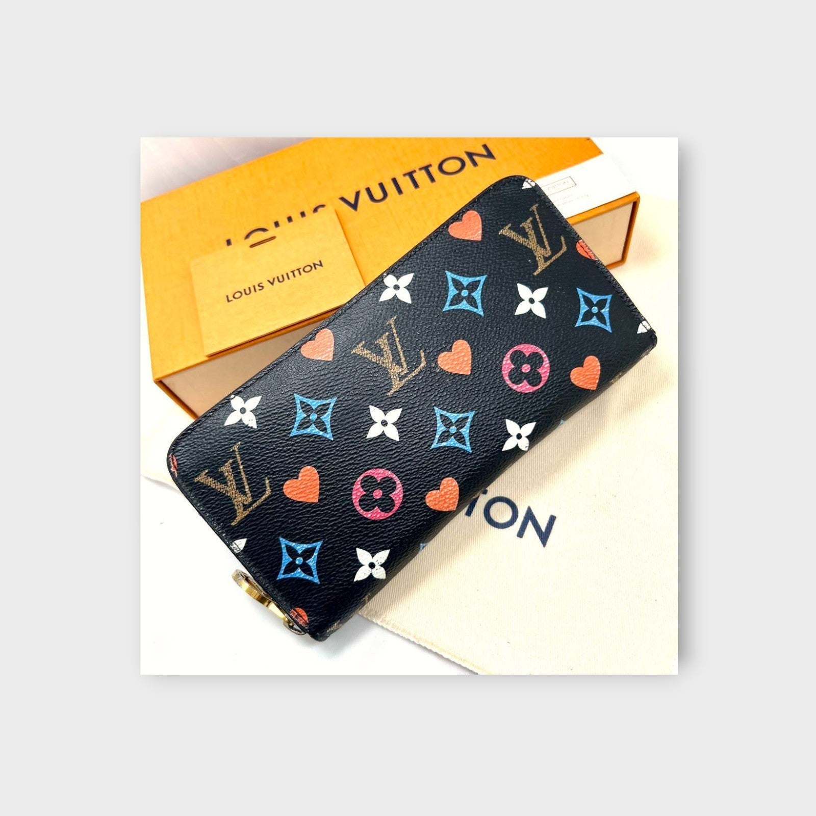 Louis Vuitton Game On Monogram Multicolor Zippy Wallet