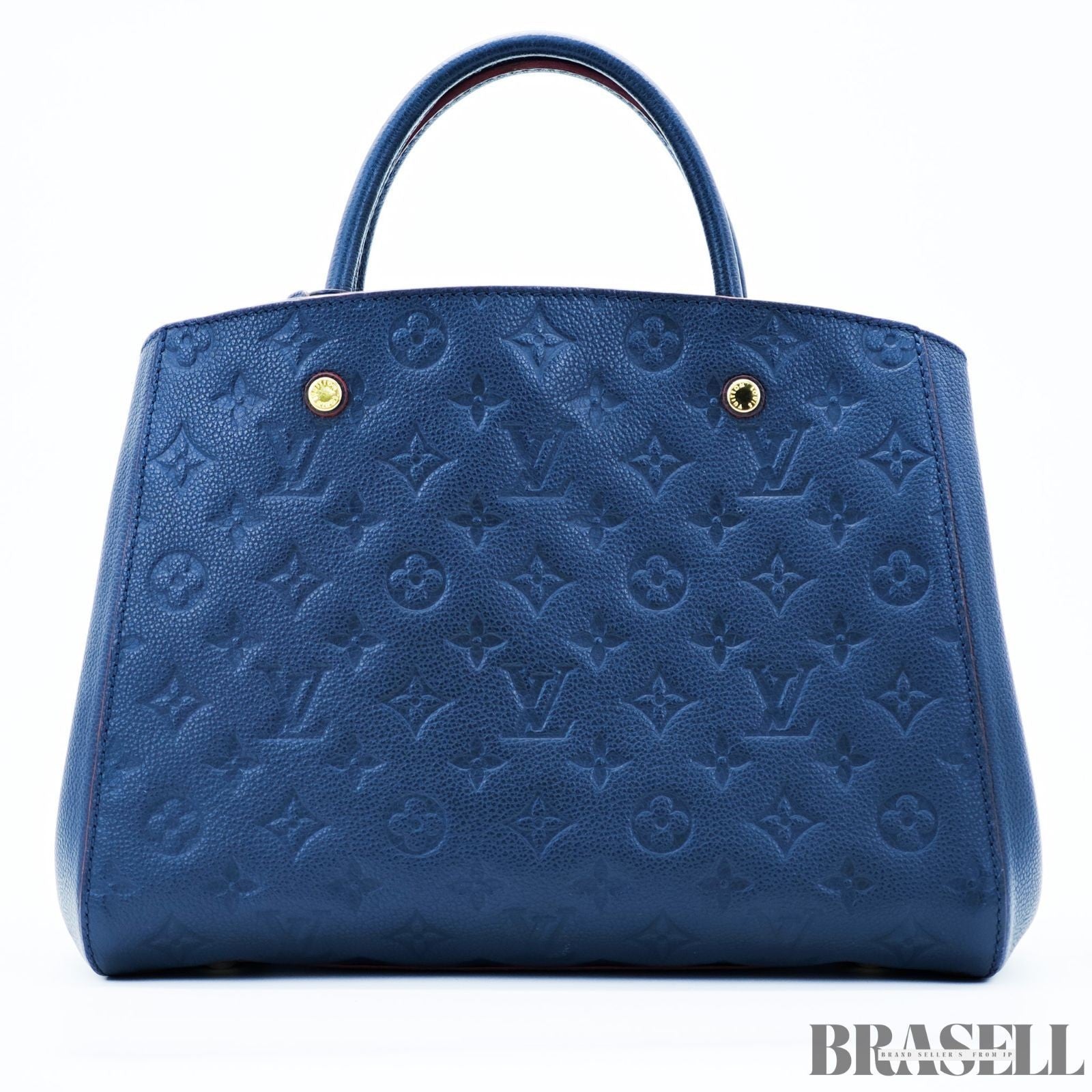 LOUIS VUITTON Montaigne MM M42746 Empreinte Marine Rouge 2-Way Handbag Women’s