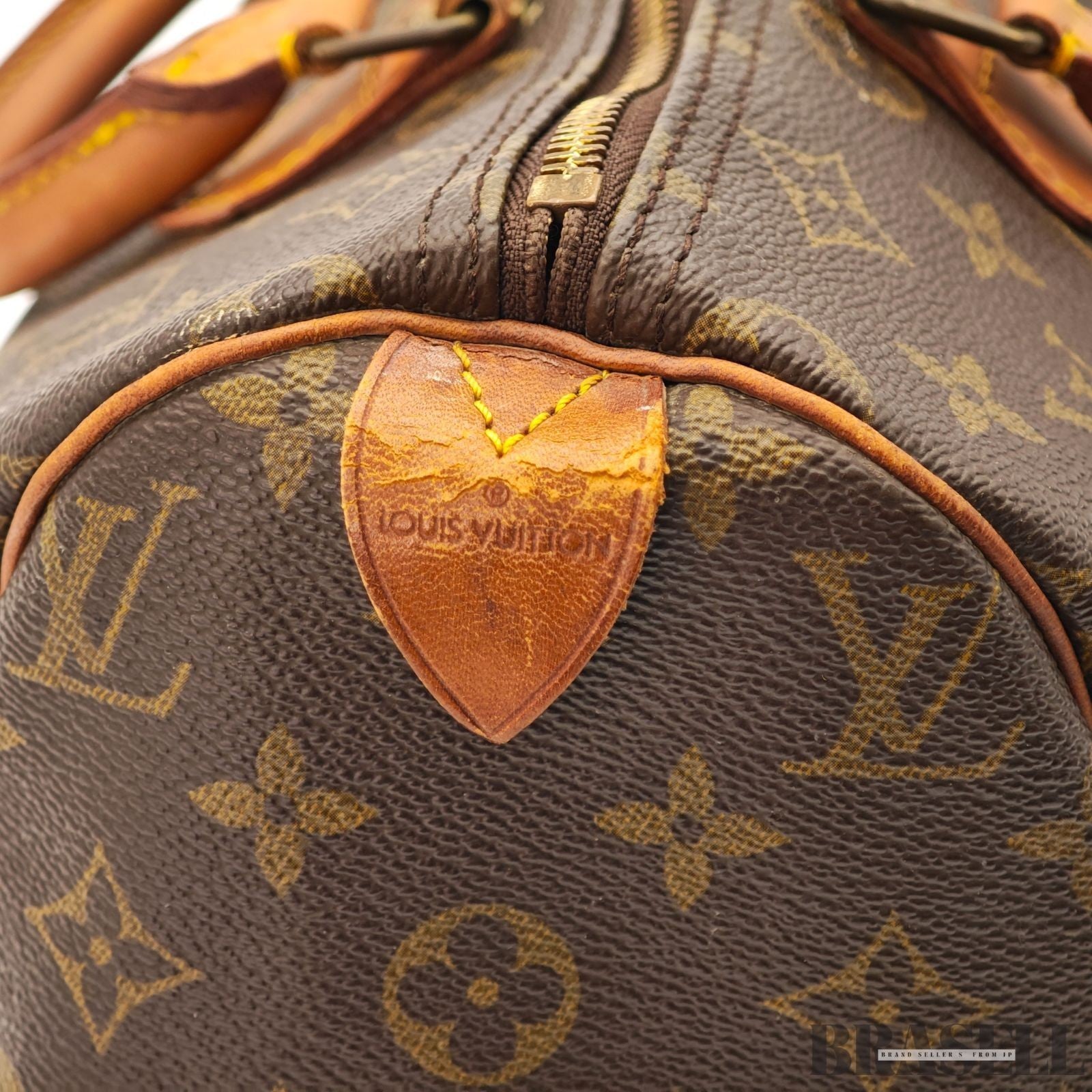 LOUIS VUITTON Speedy 30 M41526 Mini Boston Bag Brown Monogram Canvas Women's