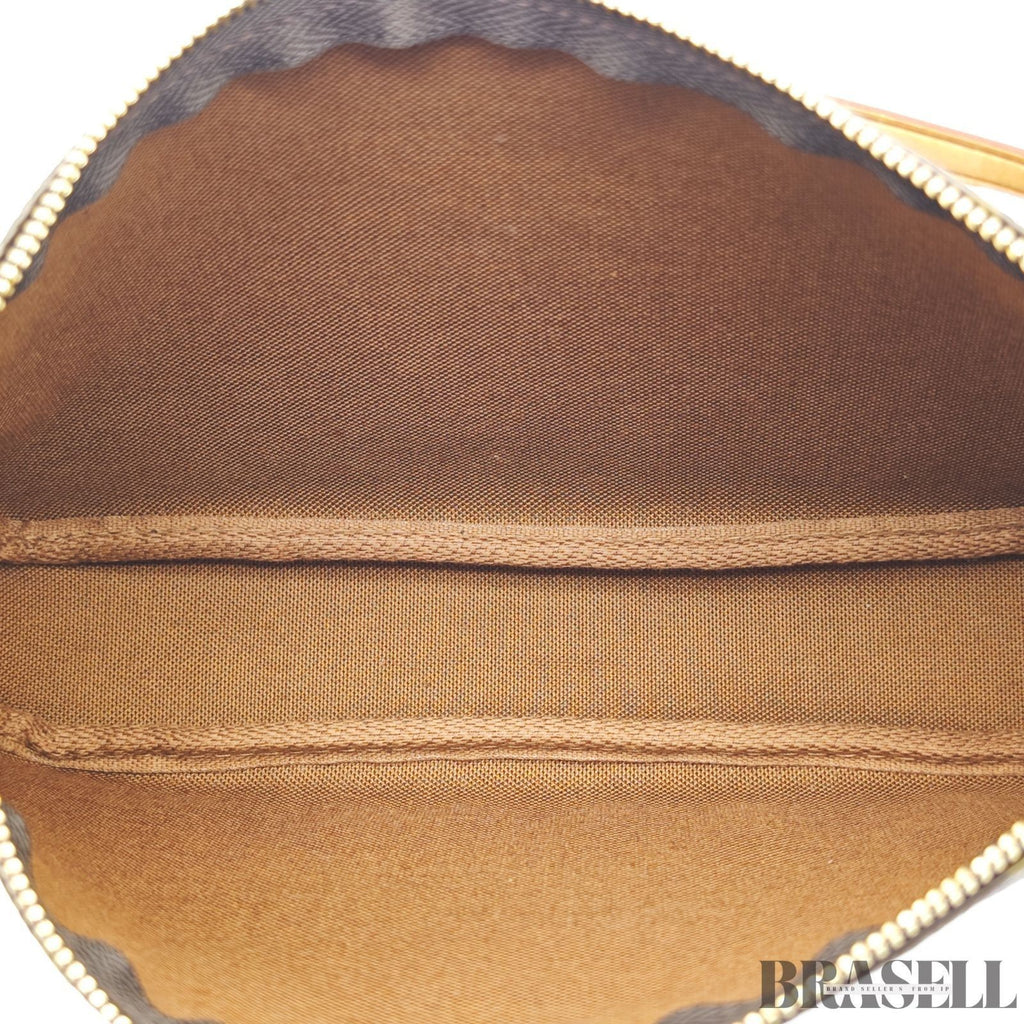 LOUIS VUITTON Pochette Accessoires M51980 Monogram Mini Handbag Brown Women’s