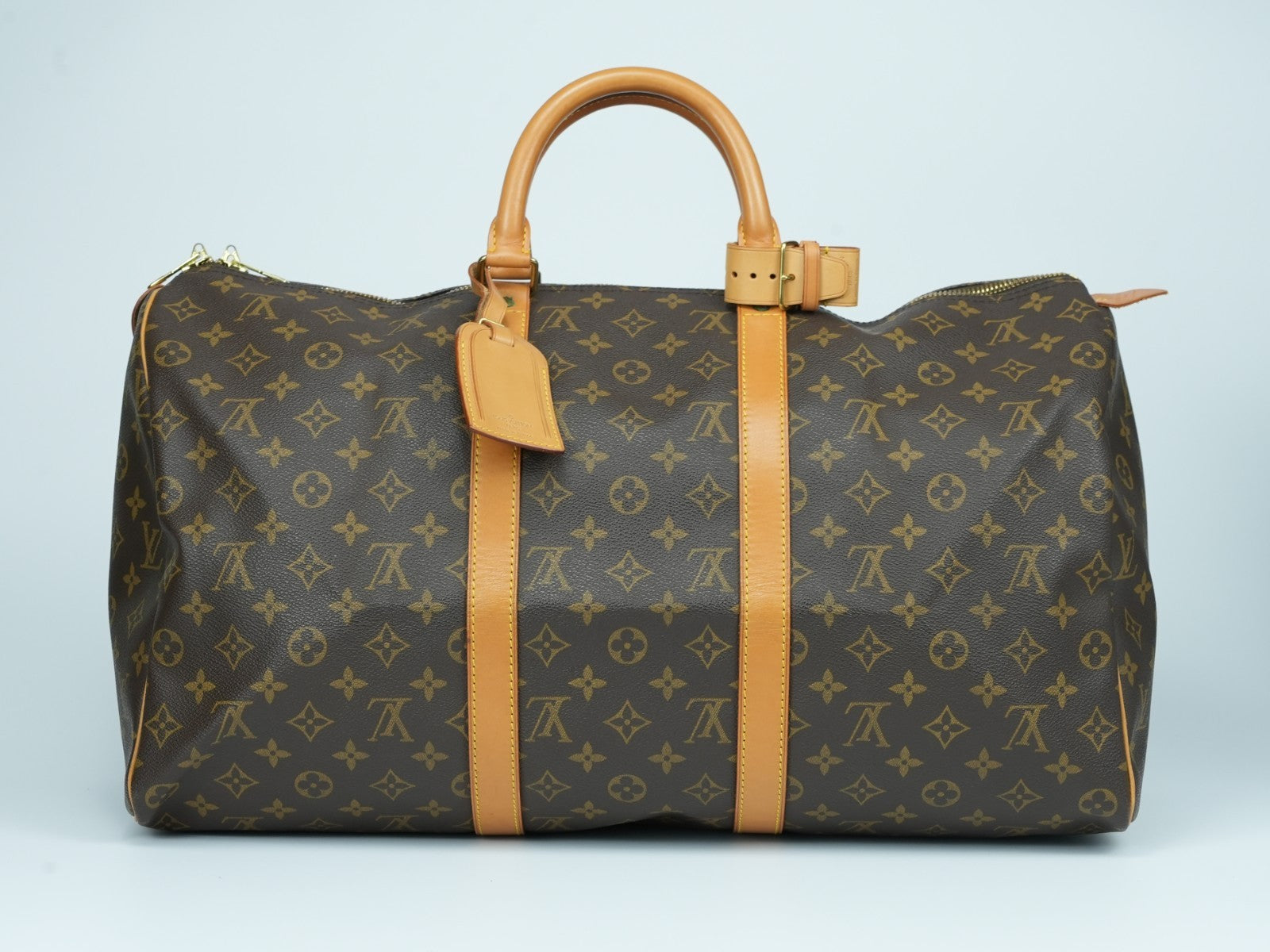 LOUIS VUITTON Keepall 50 Boston bag Monogram Brown