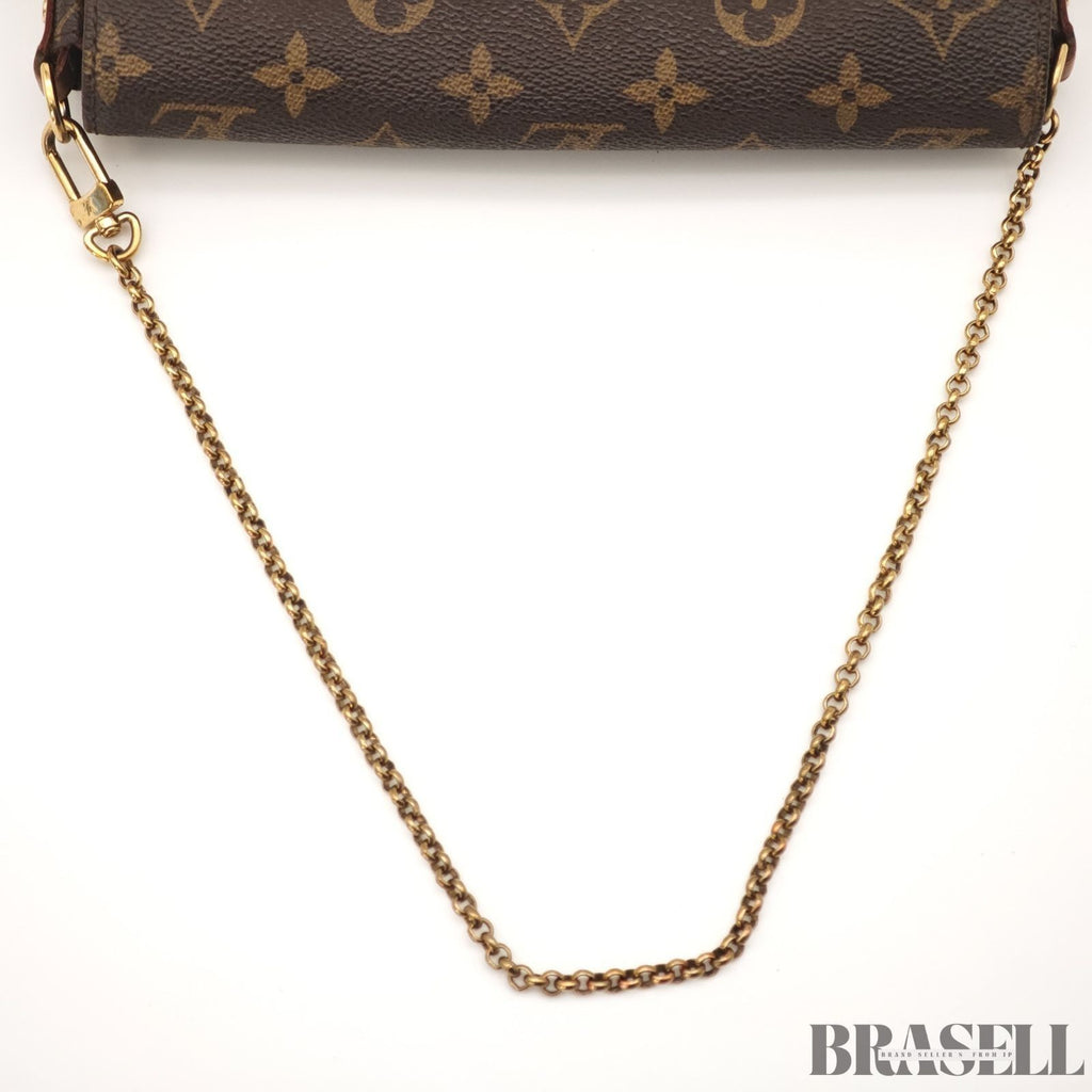 Louis Vuitton Favorite PM N41276 Handbag Mini Bag Brown With Dust Bag