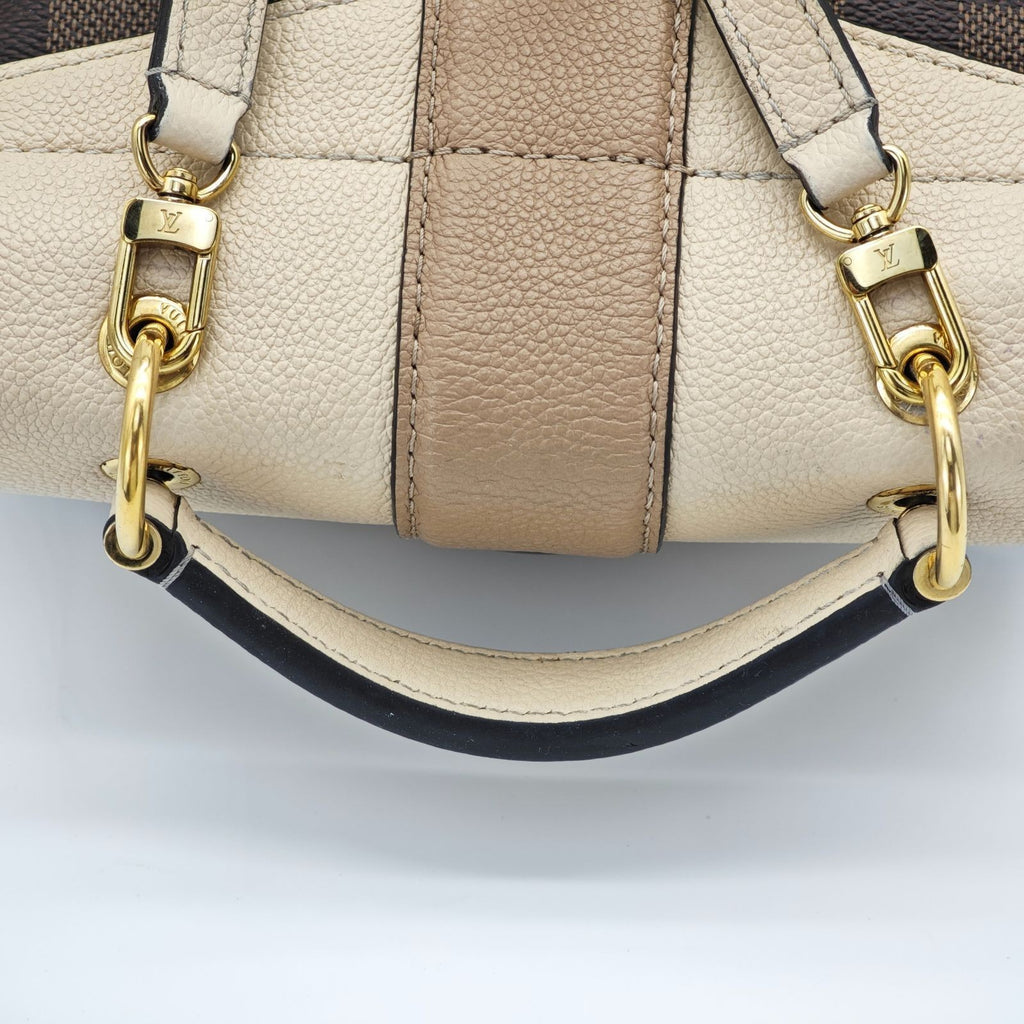 LOUIS VUITTON Damier Clapton N42259 Backpack with Flap Brown Women's
