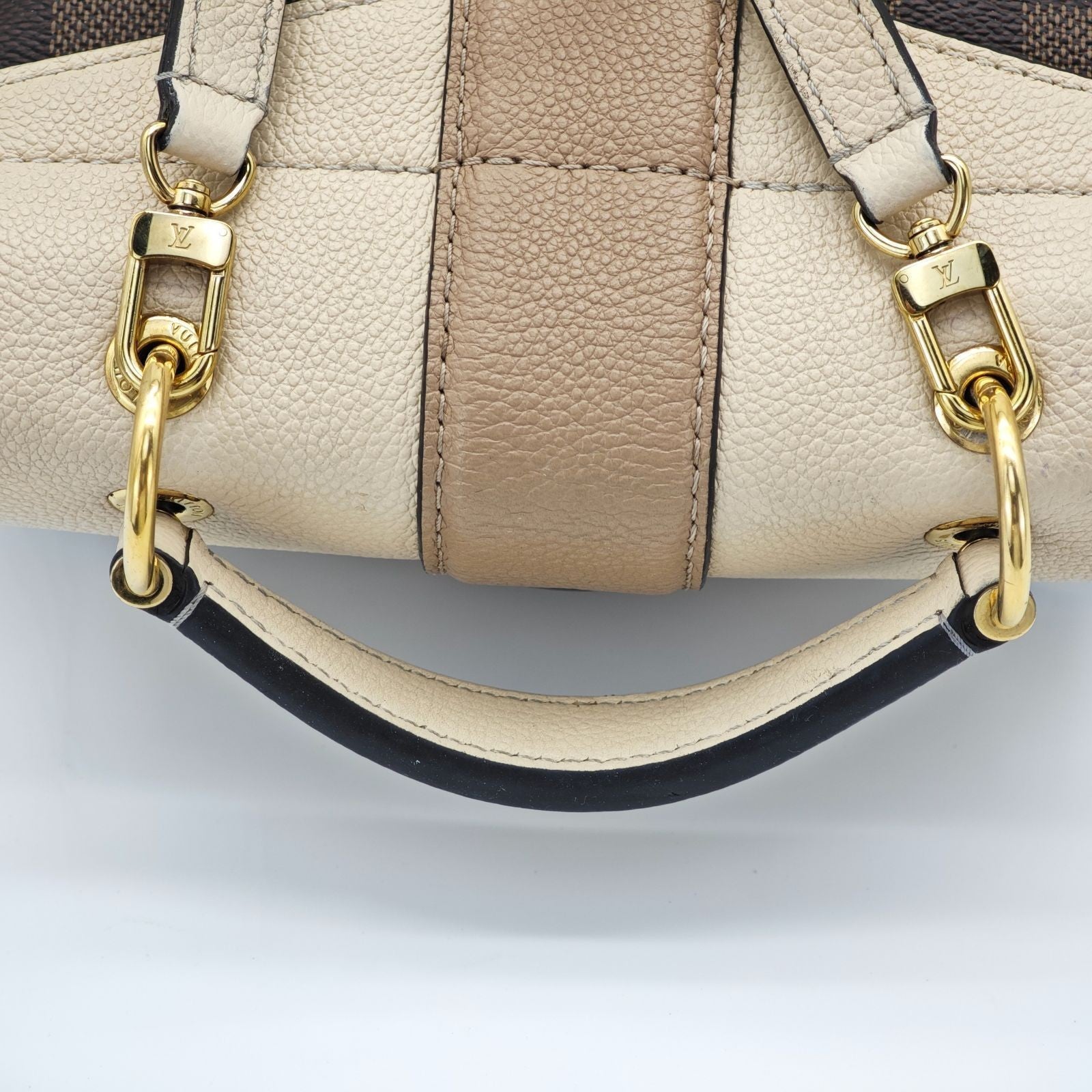 LOUIS VUITTON Damier Clapton N42259 Backpack with Flap Brown Women's