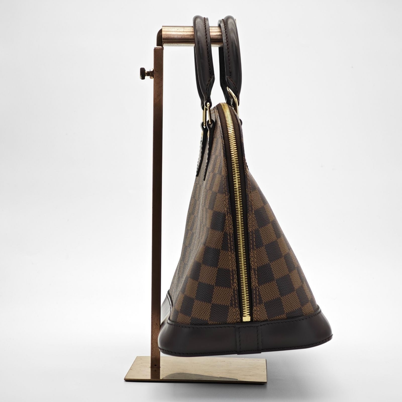 LOUIS VUITTON Damier Ebene Alma N51131 Handbag Brown Women's