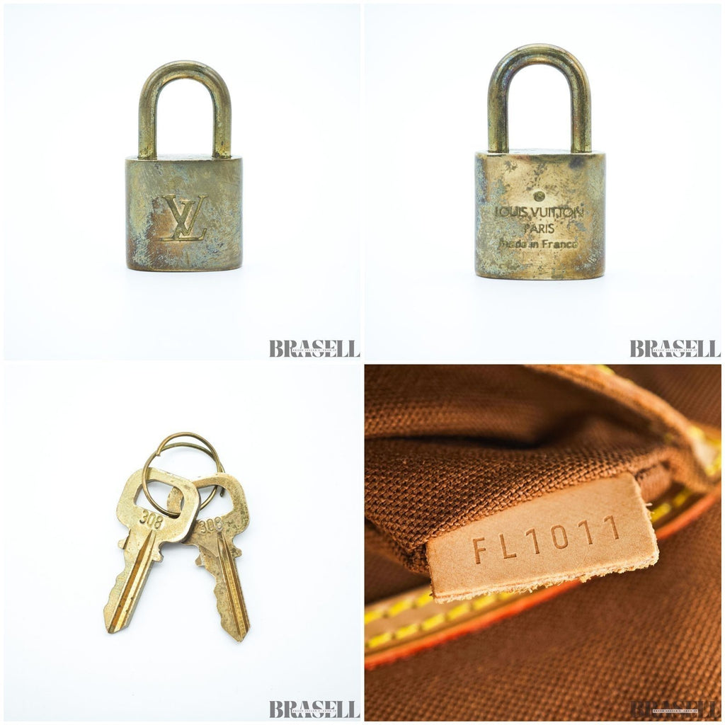 LOUIS VUITTON Alma PM M51130 Monogram Brown Handbag Women’s Padlock & Key