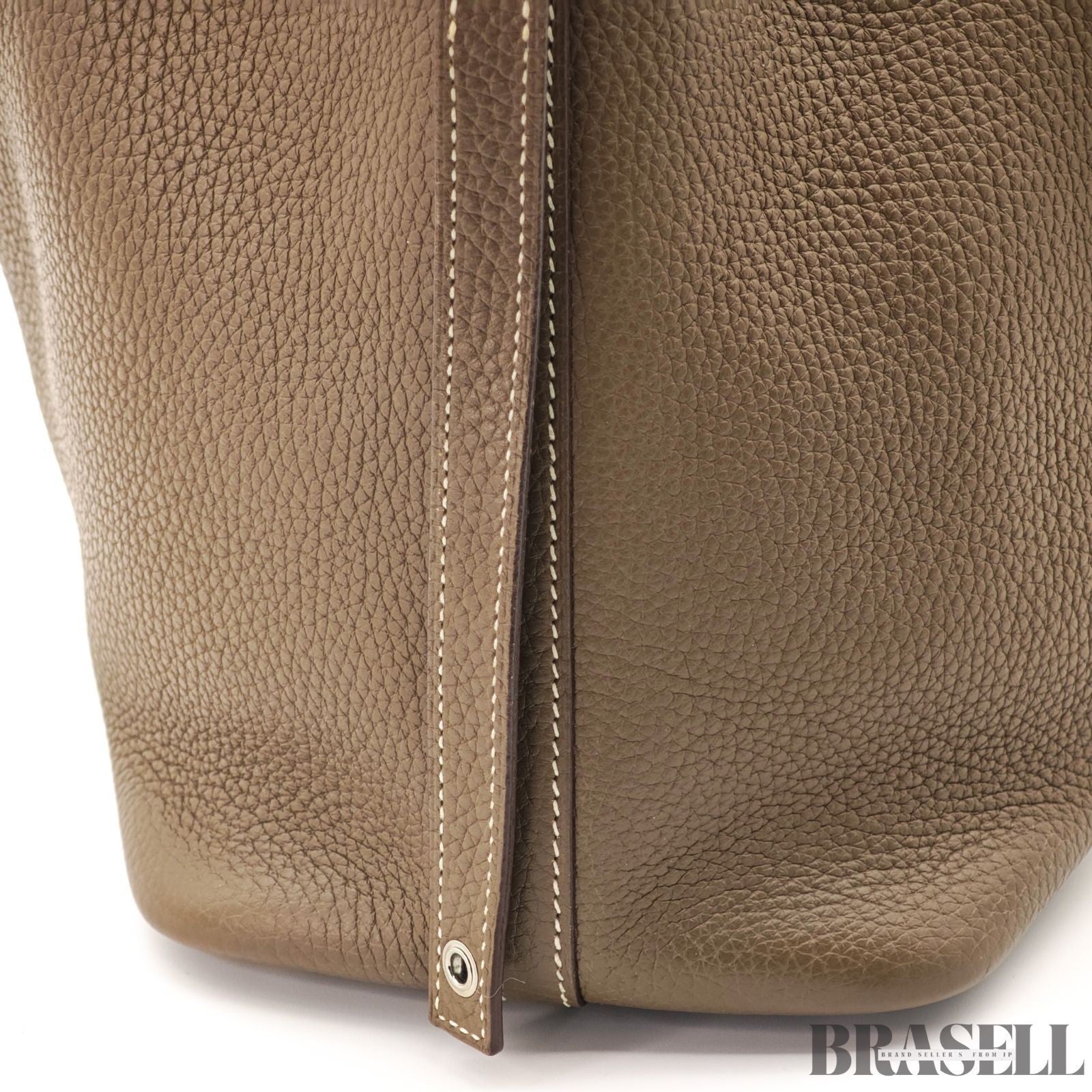 Hermes Picotin Lock PM 18 etoupe Handbag Women's With Padlock Key