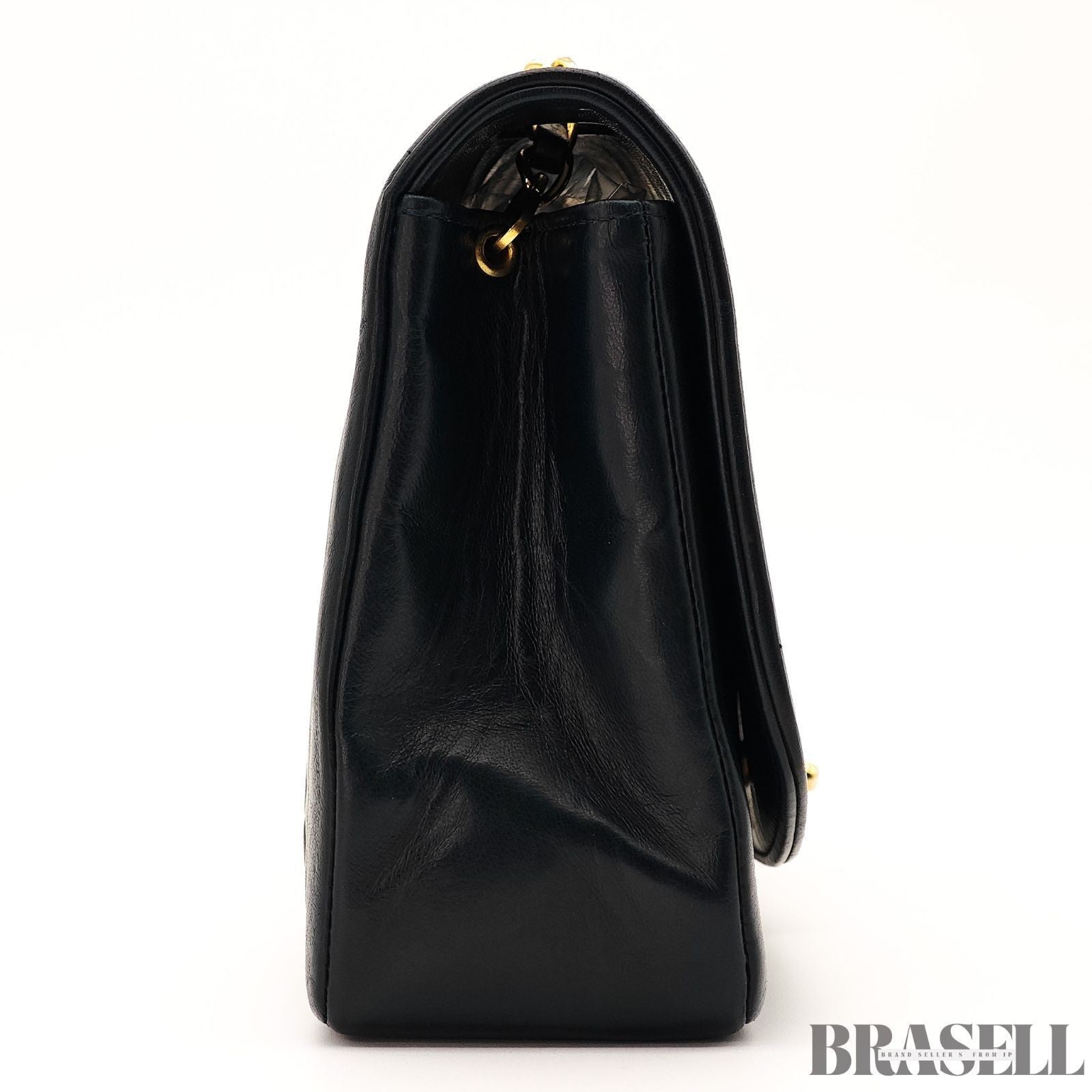 Chanel Diana 25 Bag Handbag Matelassé Flap Black Lambskin Women’s Guarantee Card