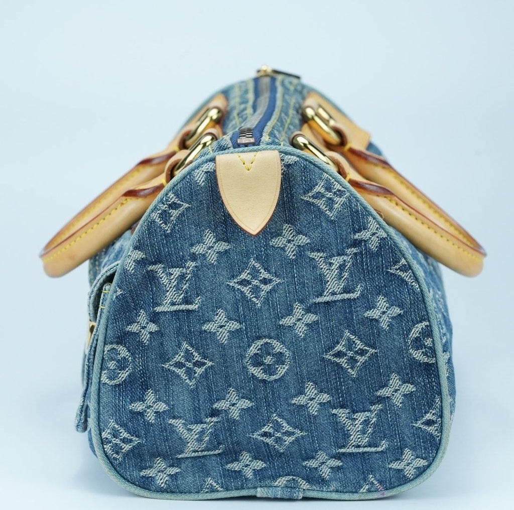LOUIS VUITTON Monogram Denim Neo Speedy Blue M95019