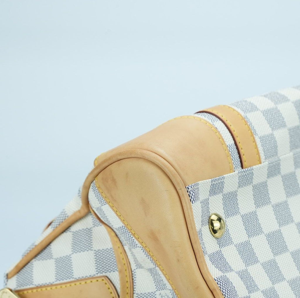 LOUIS VUITTON Berkeley N52001 Boston Bag Travel Large Capacity White