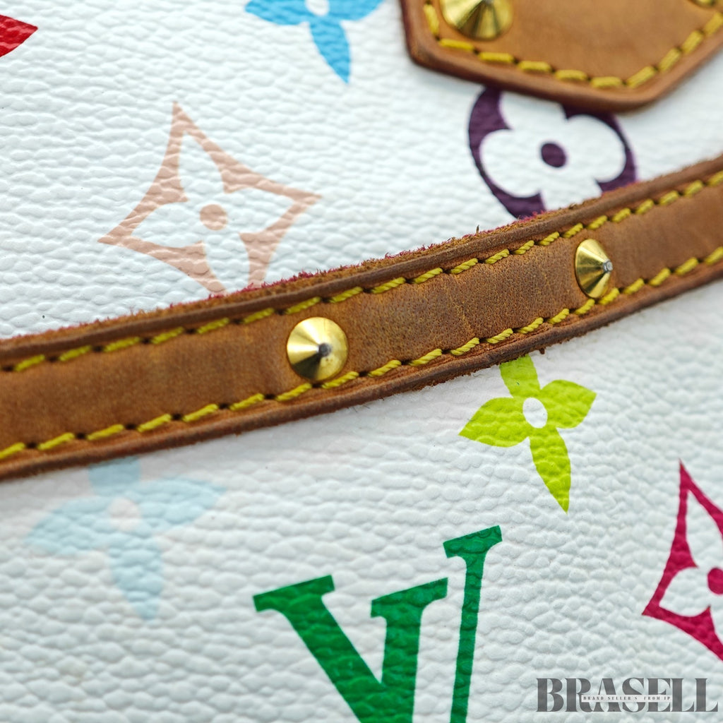 LOUIS VUITTON Trouville Bag M92663 Monogram Handbag Multicolore Blanc