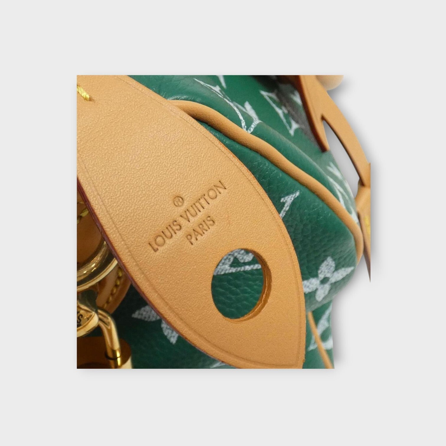 Louis Vuitton Monogram Speedy P9 Bandoulière 25cm Boston Bag M24423 Green 【A】