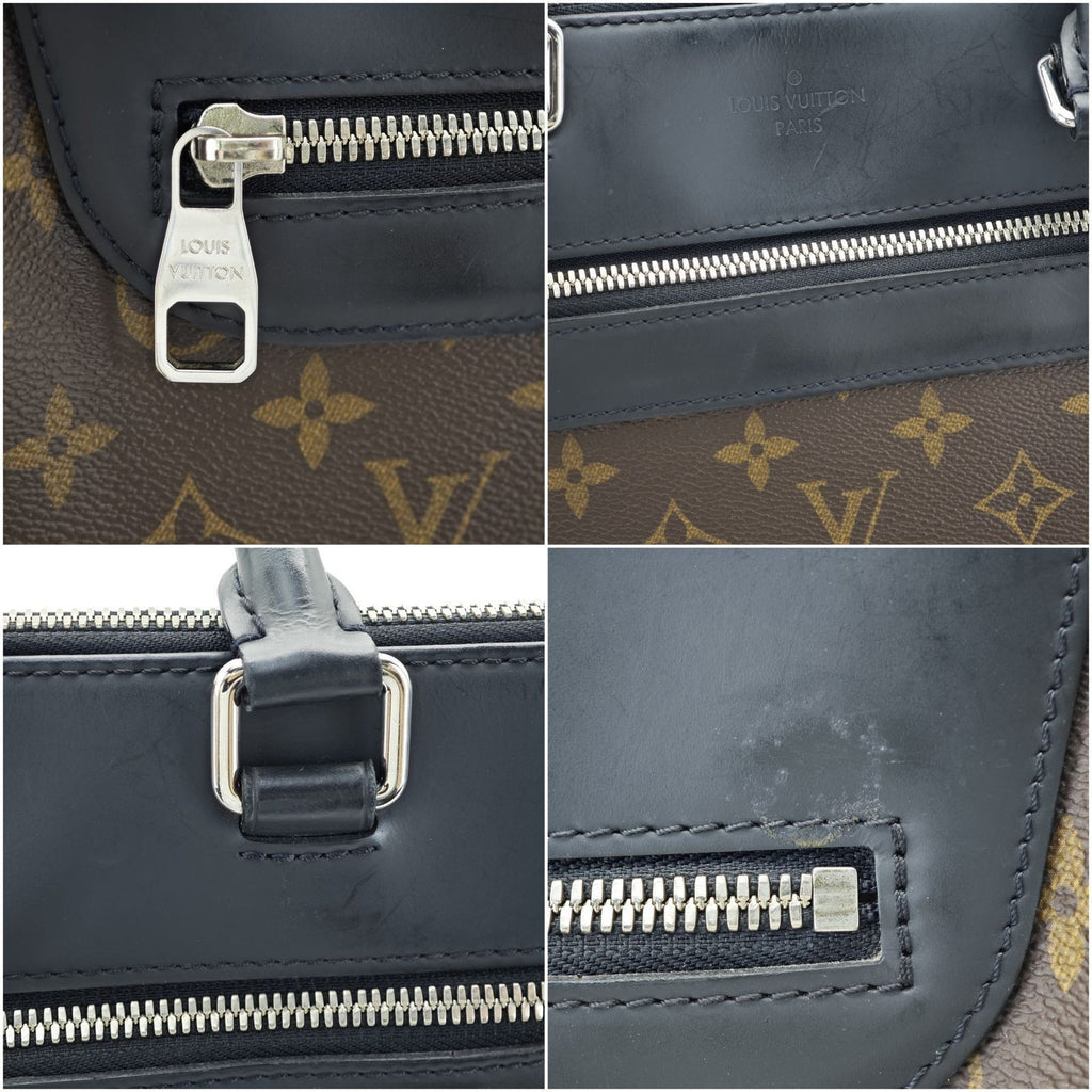 LOUIS VUITTON Monogram Macather PDJ Porte Documan Jour NM Business Bag M54019