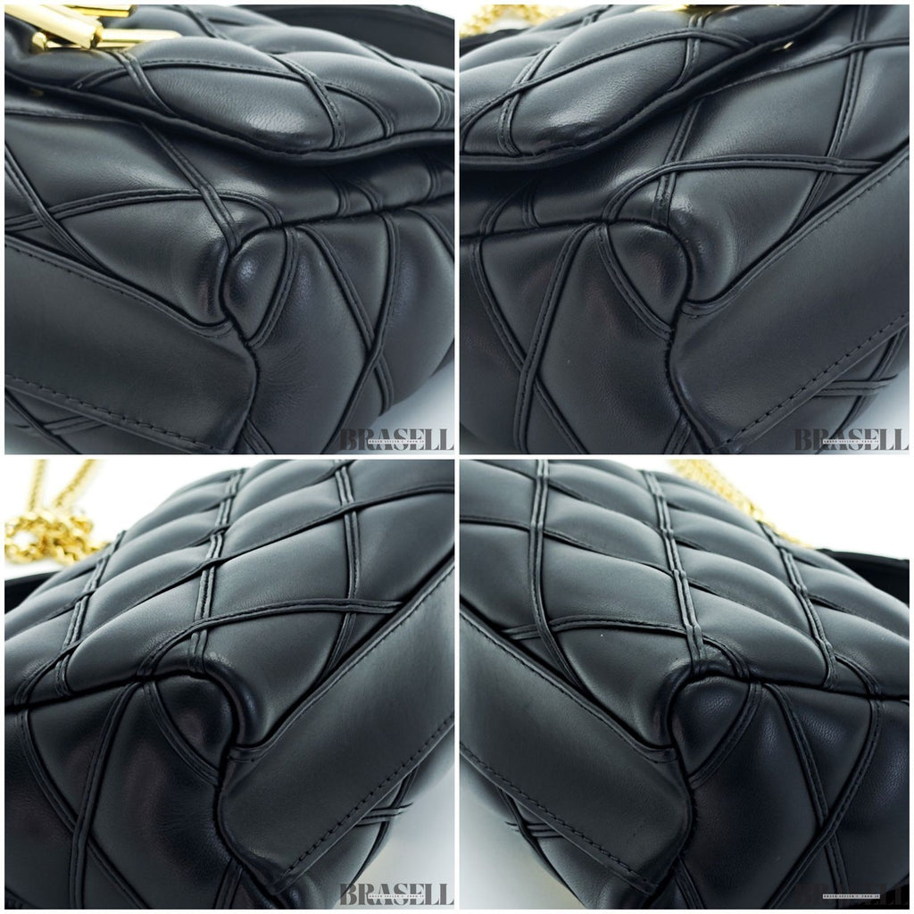 Louis Vuitton Maltage Pattern GO-14 PM M12004 2Way Handbag Chain Black