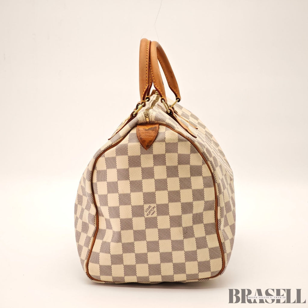 LOUIS VUITTON  Damier Azur Speedy 35 N41535 Handbag White Boston Bag Women's