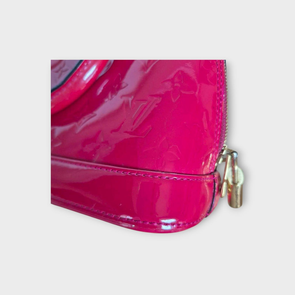 LOUIS VUITTON Alma BB Shoulder Bag Pink Rose Indigo