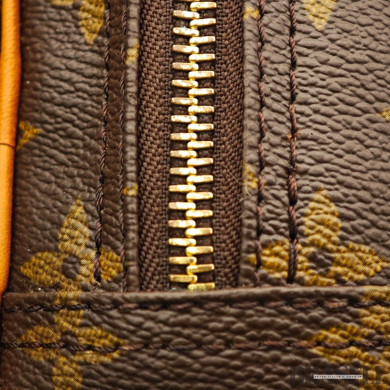 Louis Vuitton Monogram Alizé Trois Poches M41392 Handbag Boston Bag Brown