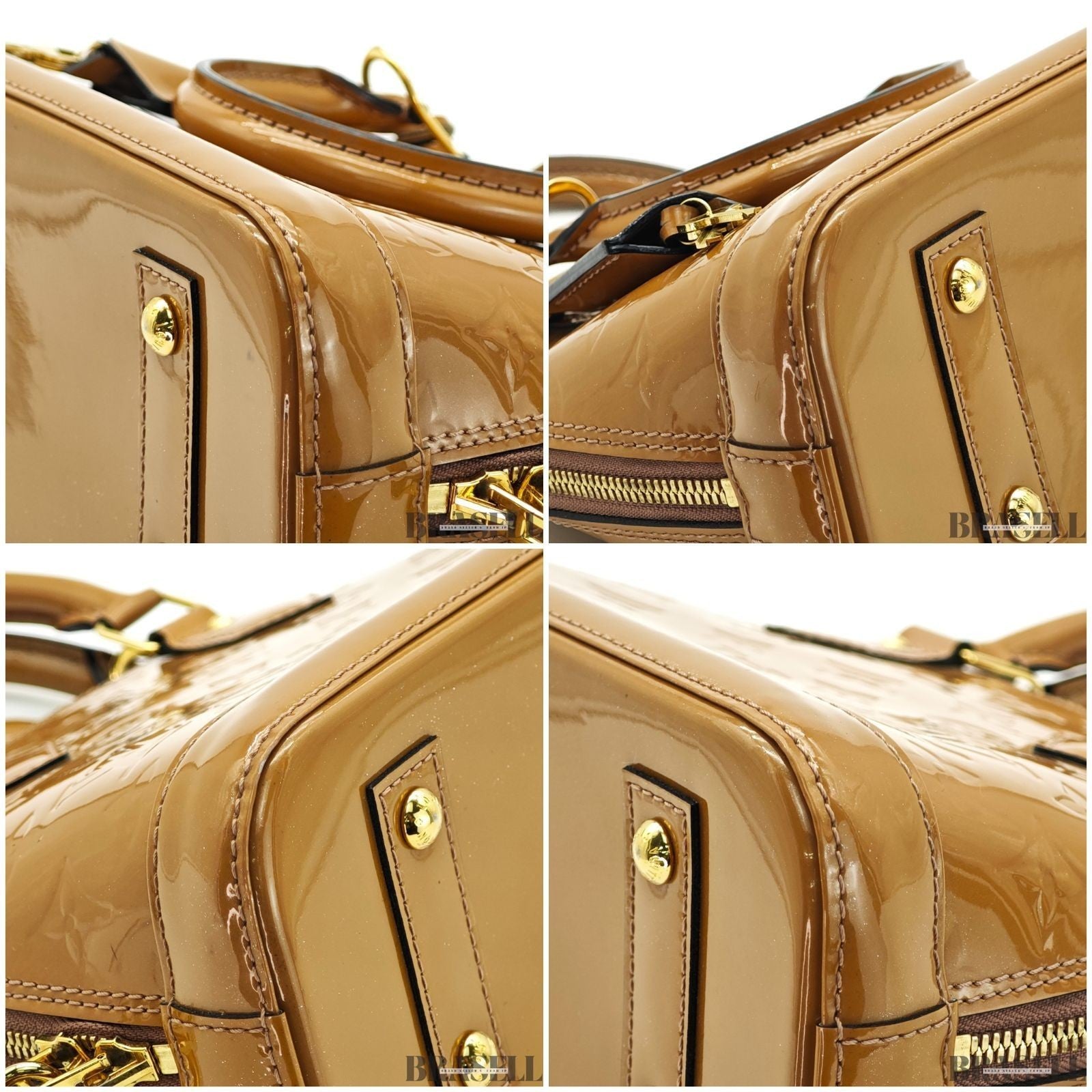 Louis Vuitton Alma BB M91585 Handbag Shoulder Bag 2Way Rose Velour Woman