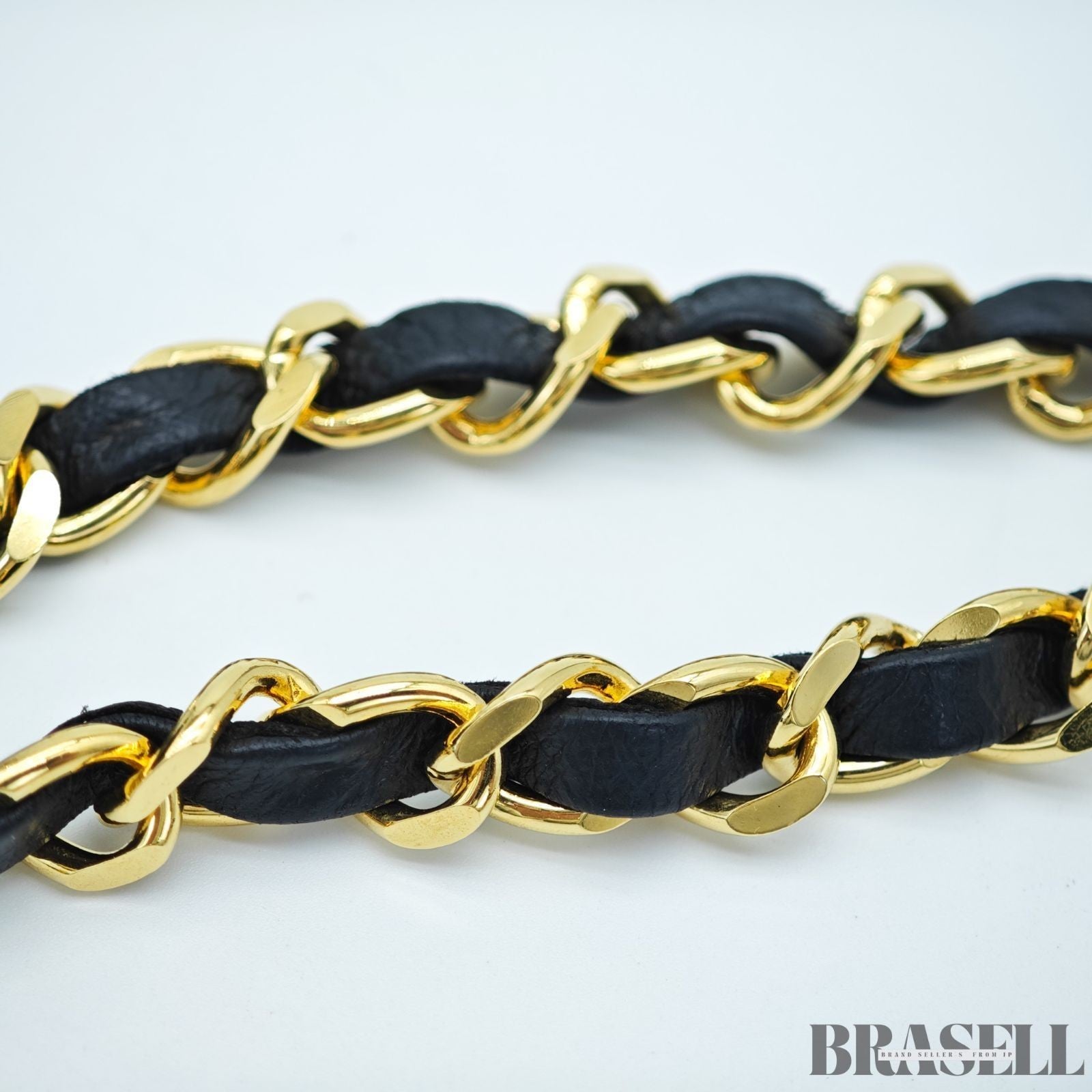 Chanel Coco Mark Chain Shoulder bag Black Women With Authenticity Card