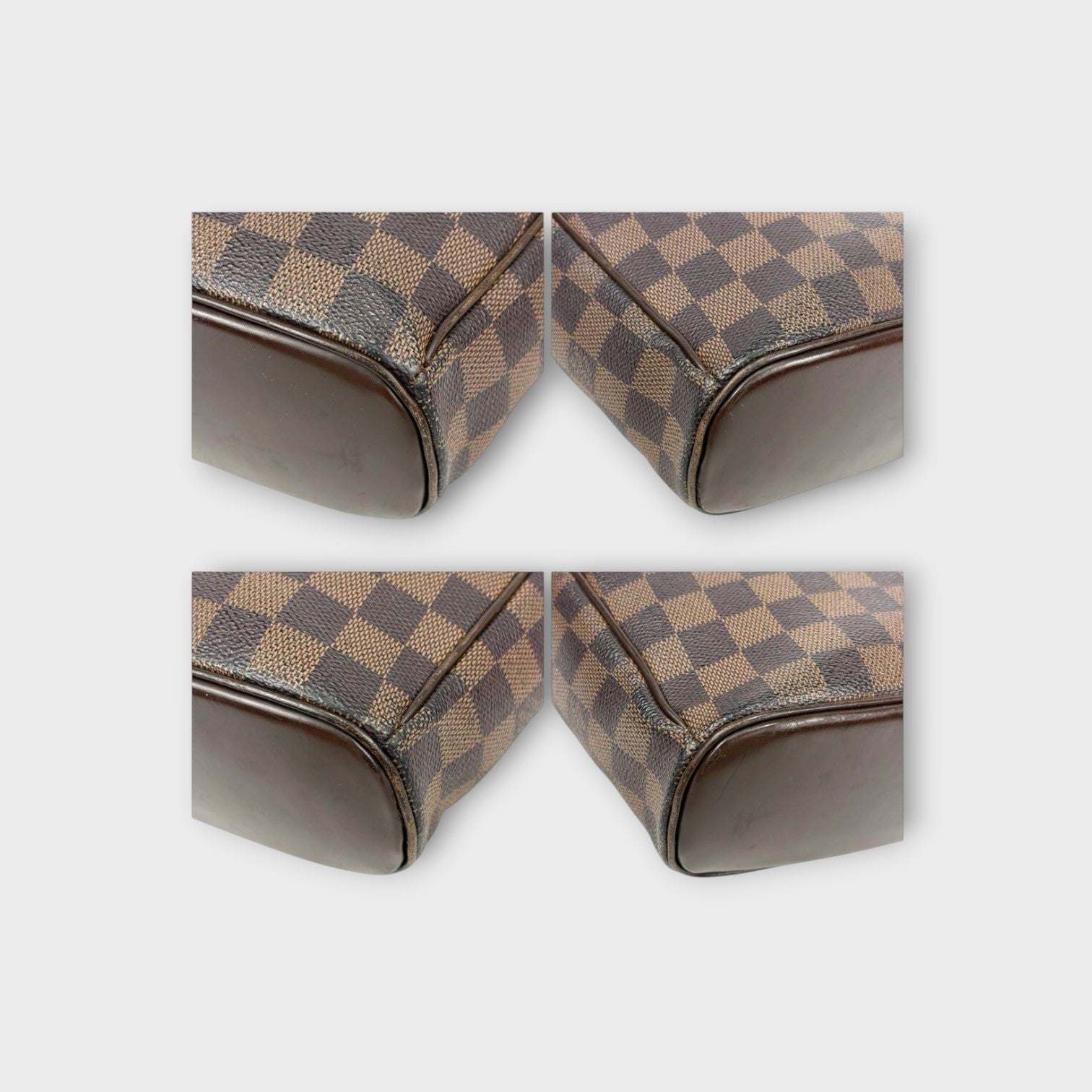 Louis Vuitton Ipanema GM One Shoulder Bag Damier Leather N51292 Brown 【B】