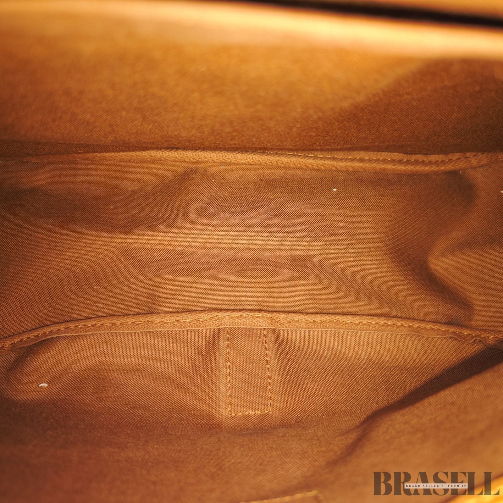 Louis Vuitton Saumur 35 M42254 Shoulder Bag Monogram Canvas Leather Brown Woman