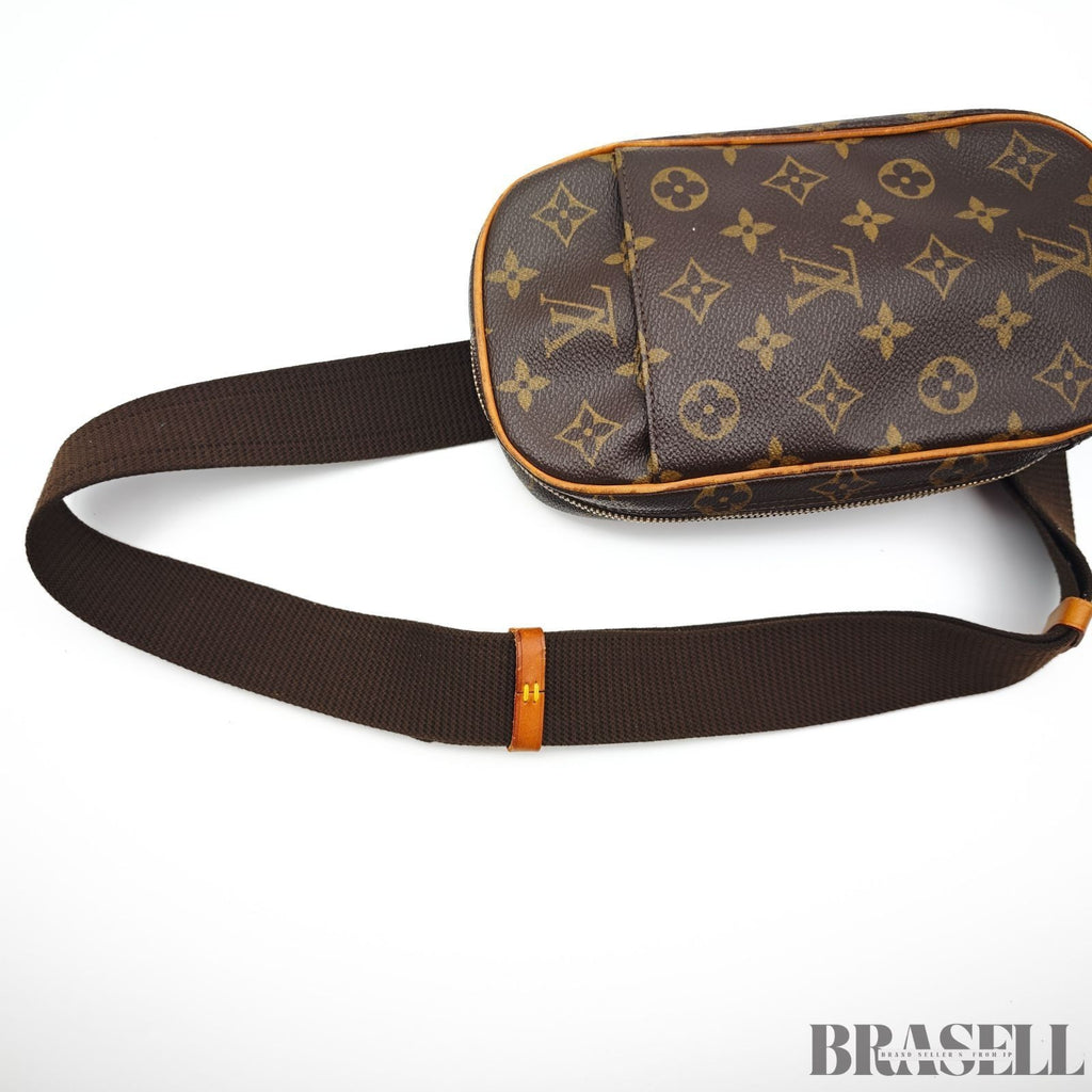 LOUIS VUITTON Pochette Gange M51870 Monogram Waist Body Bag Unisex