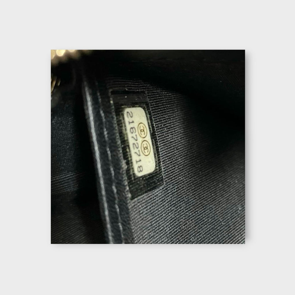 CHANEL Camellia Zippy Long Wallet with Gold Line and Coco Mark