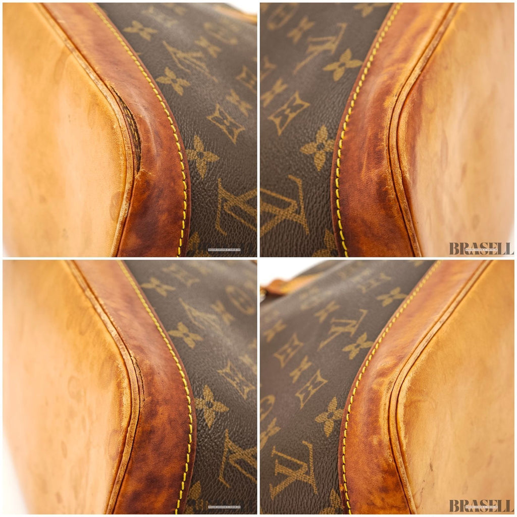 LOUIS VUITTON Alma PM Handbag M51130 Monogram Leather Brown FL1010