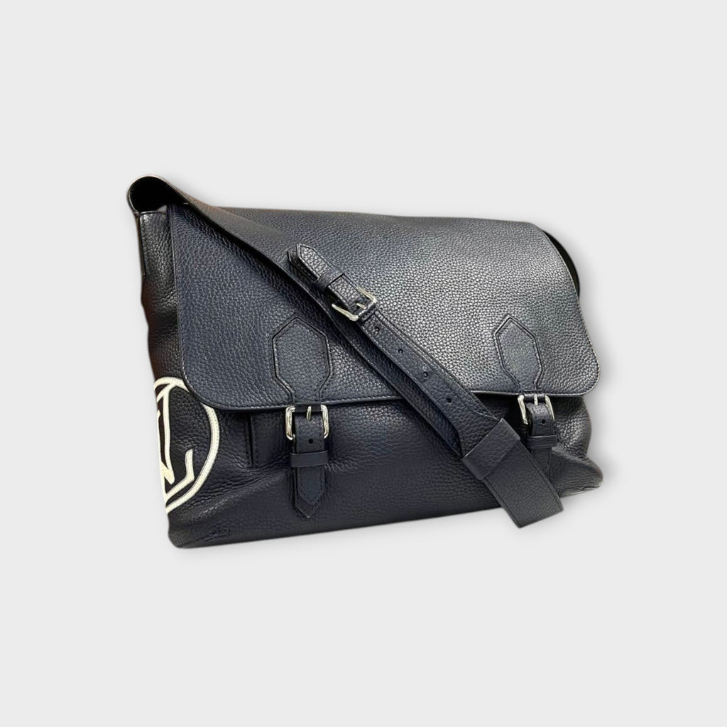 Louis Vuitton Eastside Messenger M53465 Shoulder Bag Logo Navy Leather 【A】