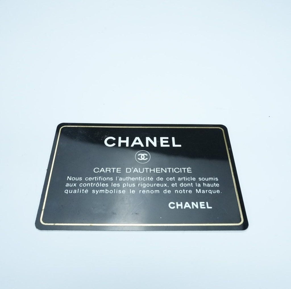 CHANEL Cambon Long Wallet Lambskin Black Women's with Box