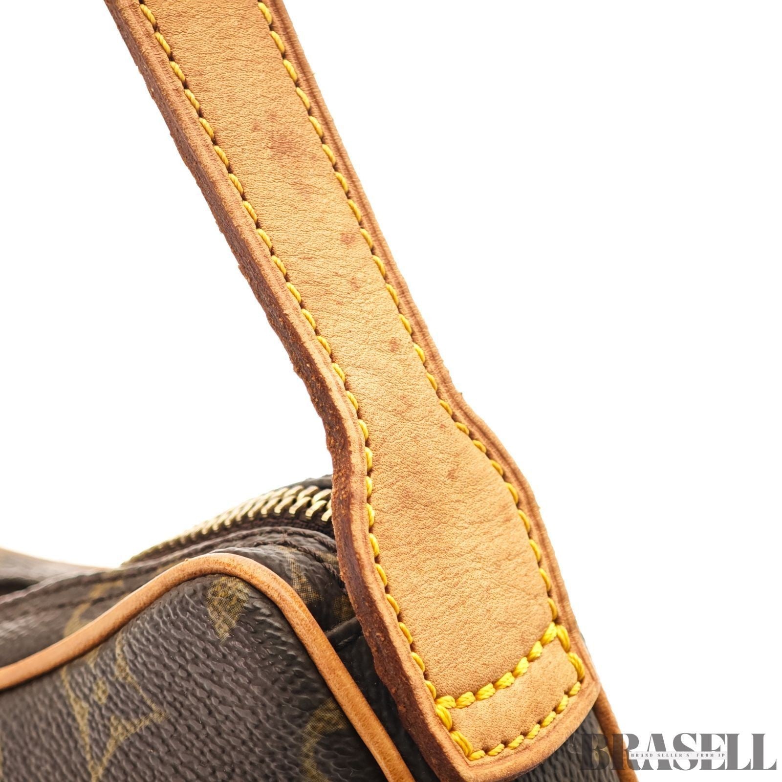 Louis Vuitton Monogram Croissant MM M51510 Bag Handbag Crescent Brown