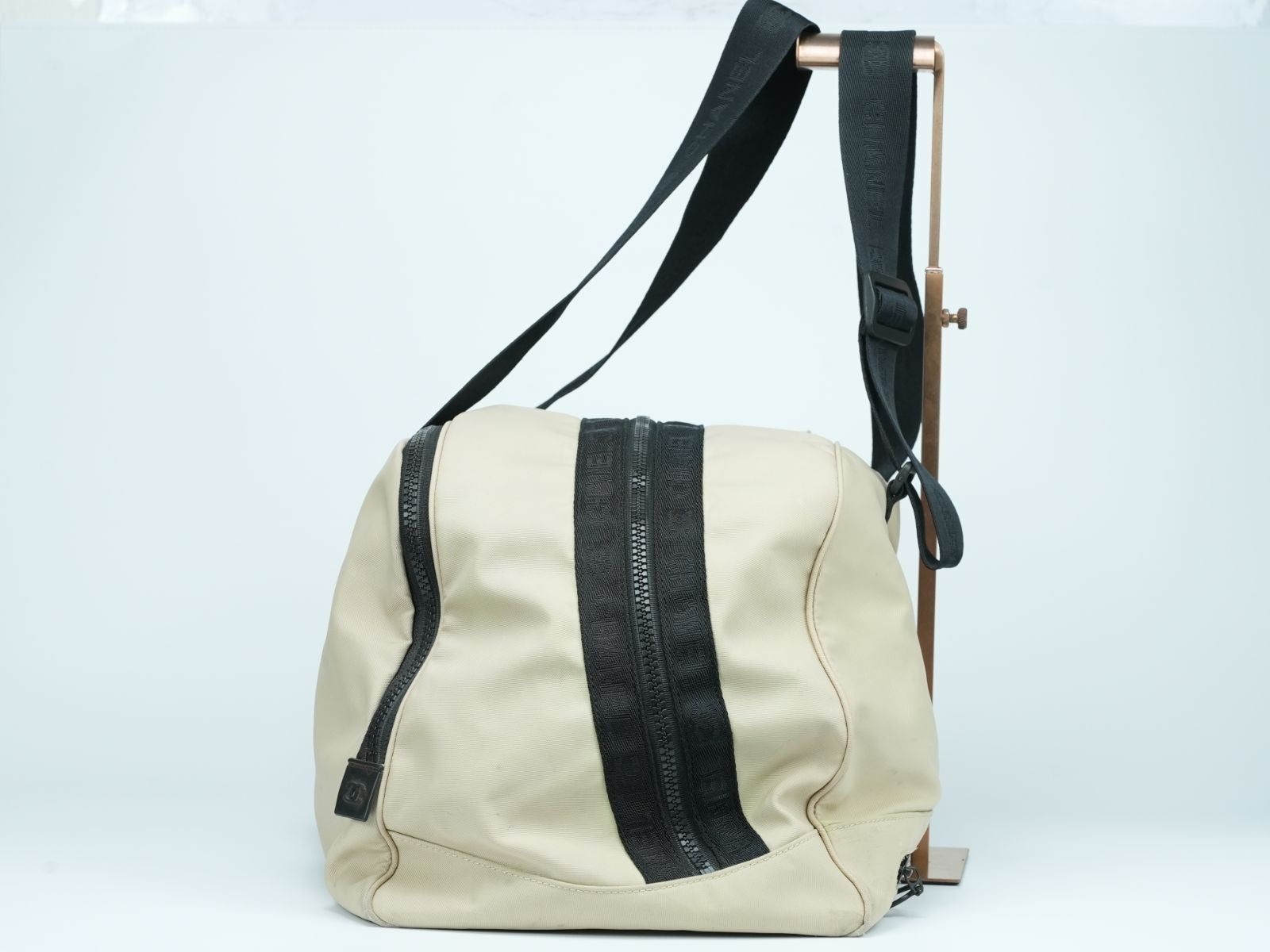 CHANEL Sport Line Coco Mark Boston Bag Travel Shoulder Bag