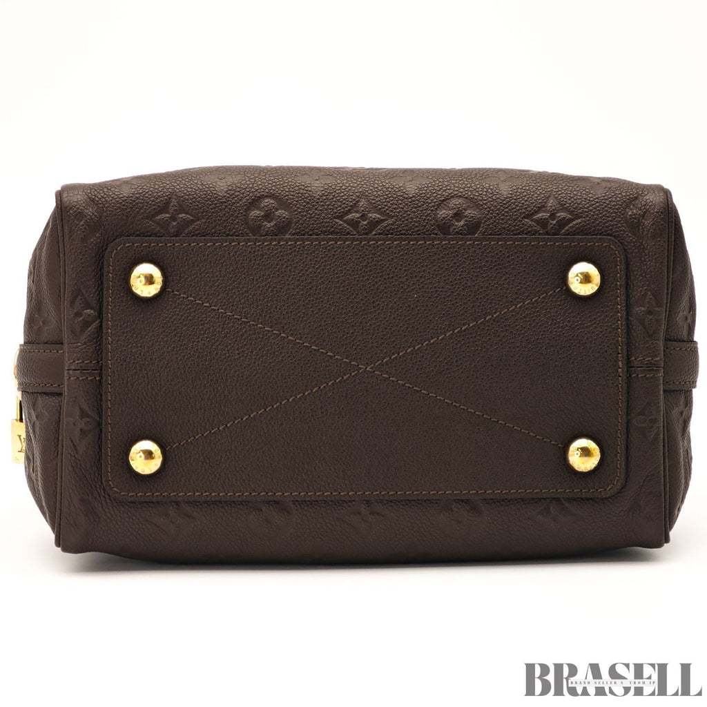 Louis Vuitton Monogram Empreinte Speedy Bandouliere 25 Terre Brown M40761